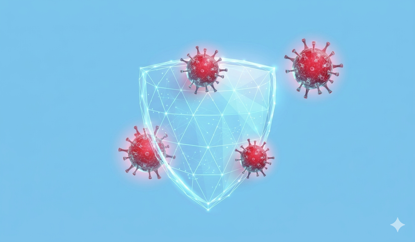 Desinfizierte Oberflächen